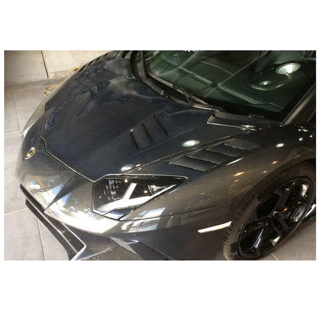 BKSS 750 Style Dry Carbon Fiber Hood Bonnet for Lamborghini Aventador