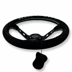 Suede Steering Wheel + Hub Adapter Kit For Subaru Impreza WRX STI Legacy Eclipse