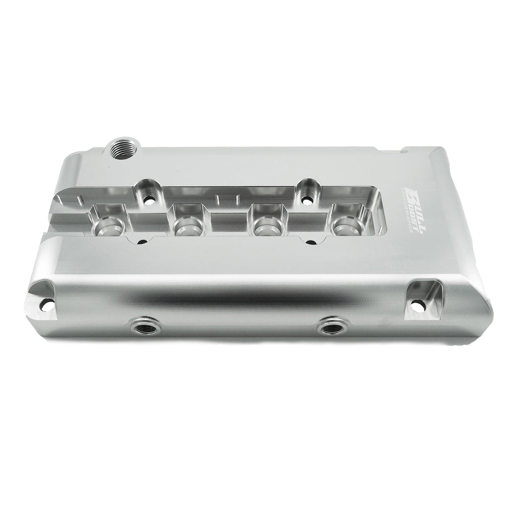 Billet B Series Vented Valve Cover Baffle B16 B18 AN10 For Honda Acura DOHC Vtec