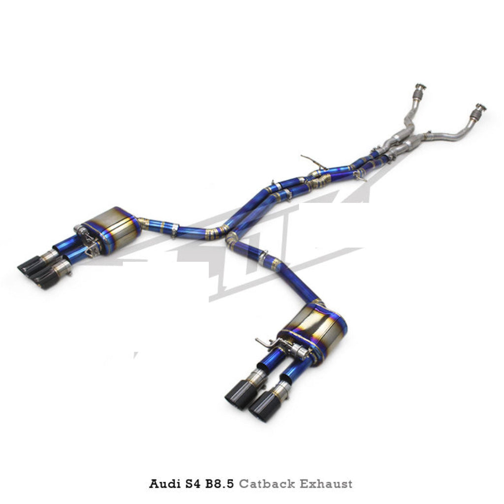 Titanium Valved Catback Exhaust System for Audi RS4 RS5 B9 B9.5 2.9T