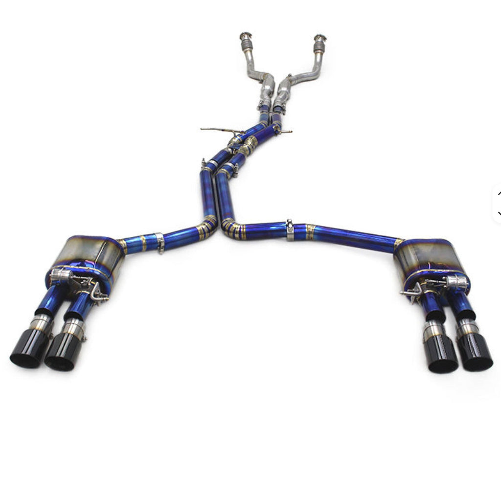 Titanium Valved Catback Exhaust System for Audi RS4 RS5 B9 B9.5 2.9T