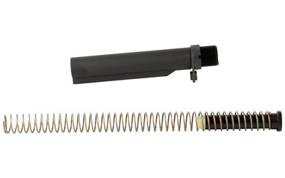 Bravo Company Bravo Company |  BCM MK2 Recoil Mitigation System |  Mod 1 |  8 Position Buffer Tube Complete Assembly |  Matte Finish |  Black |  Includes T2 Buffer |  M16A4 Rifle Action Spring |  MK2 Receiver Extension |  QD End Plate |  Castle nut |  Fit