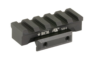 Bravo Company A/T 525-5 Optic Riser |  Fits Picatinny |  2.125" Long |  0.525" Height |  Anodized Finish |  Black