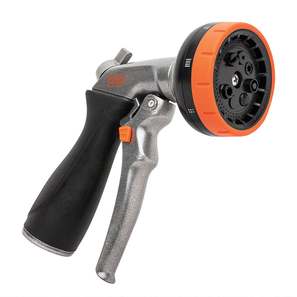 BLACK+DECKER® 8-Pattern Zinc Front Trigger Nozzle BD59378