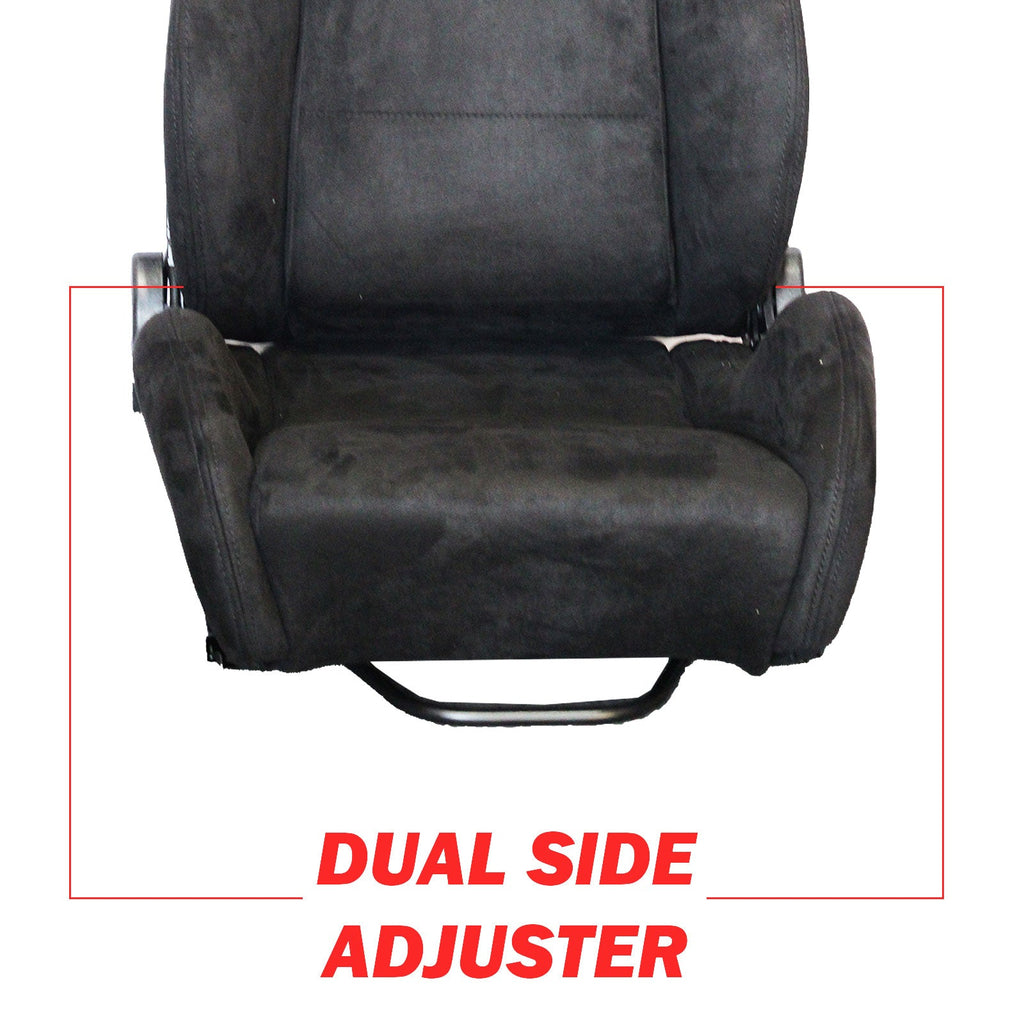 Reclinable Slider Seats For Recaro SR3 Style Civic Integra DC2 EK9 EK EG ITR CTR
