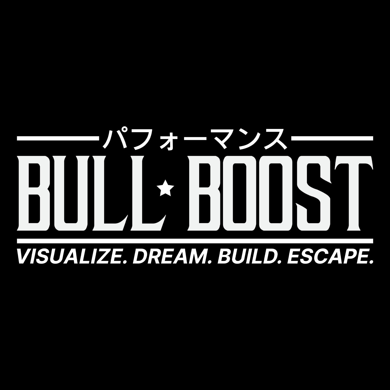 Bull Boost Visualize Vinyl Window Sticker - XL Slap