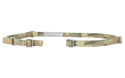 Blue Force Gear Vickers ONE Sling -  2-Point Combat Sling -  54" with Adjuster Tightened -  Black -  1" Webbing -  Attached with TriGlide -  Hardware Not Included