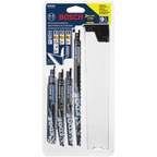 BOSCH RSE009 9 pc. Edge Reciprocating Saw Blade Set