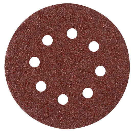BOSCH SR5R080 5 pc. 80 Grit 5 In. 8 Hole Hook-And-Loop Sanding Discs