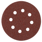 BOSCH SR5R060 5 pc. 60 Grit 5 In. 8 Hole Hook-And-Loop Sanding Discs