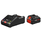 BOSCH GXS18V-16N14 18V Starter Kit with (1) CORE18V® 8 Ah High Power Battery and (1) 18V 16 Amp Battery Turbo Charger