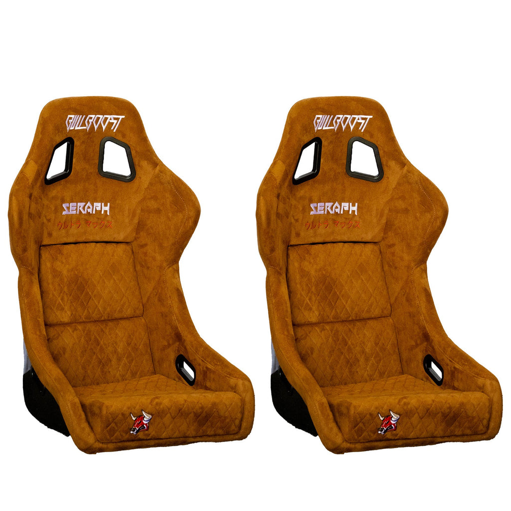 Bull Boost Adjustable Racing Lowered Ultra Max Bucket Seat w/ Seat Rails