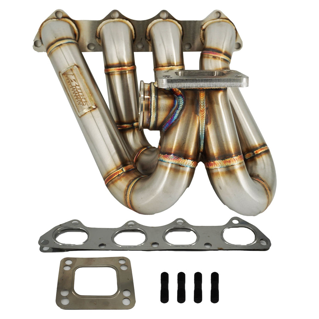 D Series T3 T4 Top Mount Turbo Manifold GSR Si D15 D16 44mm For Civic DC2 EG EK