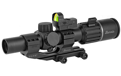 Burris Optics RT6 |  Rifle Scope |  1-6X Power |  24 Objective |  30MM |  Ballistic AR Reticle |  Illuminated Reticle |  FastFire 3 & P.E.P.R. Mount |  Matte