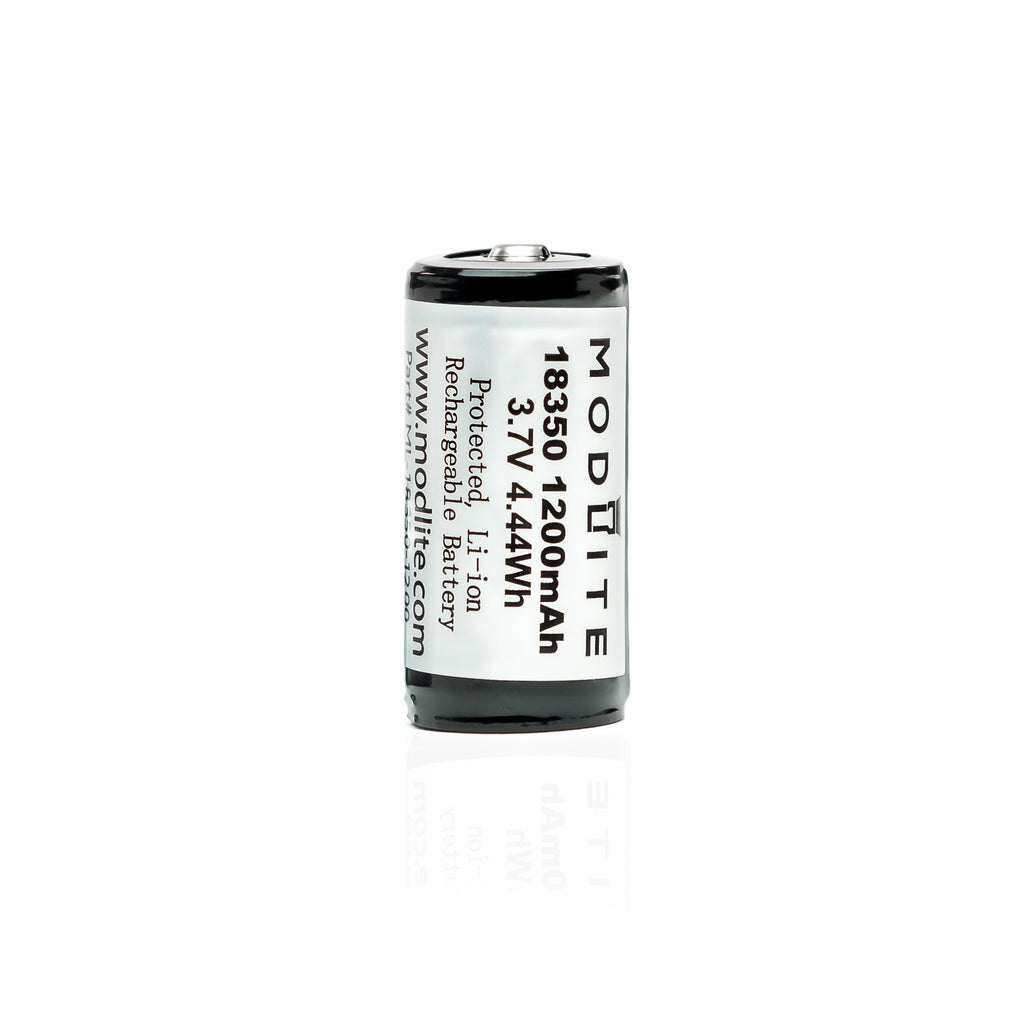 Modlite 18350 1200mAh Protected Cell (2 Pack)