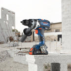 BOSCH GSB18V-755CB25 18V Brute Tough Hammer Drill w/ 2 4.0Ah Core Compact Batteries - GSB18V-755CB25