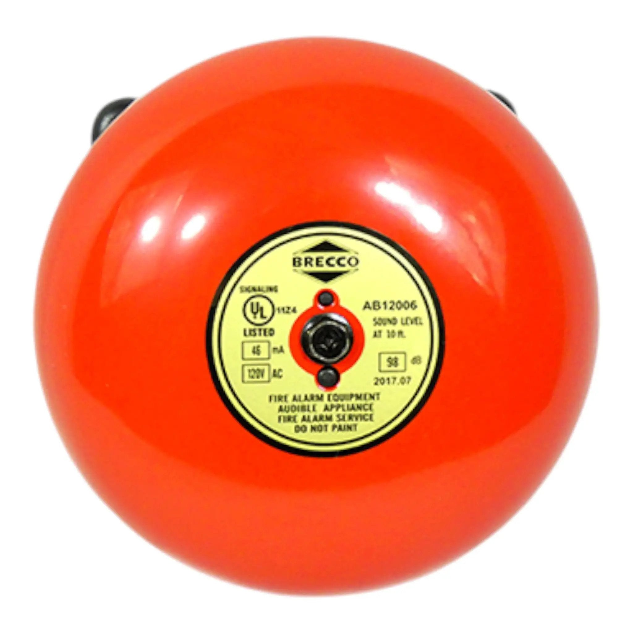 Brecco Fire Alarm Bell 10" 120V - Essential Audible Alert for Safety