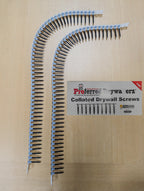 #6 x 1 5/8 Proferred Phillips Bugle Head Collated Fine Thread Drywall Screws Black Phosphate - Carton (10000)