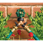 Brass 2-Way Shut-Off Hose Y Adapter 58249