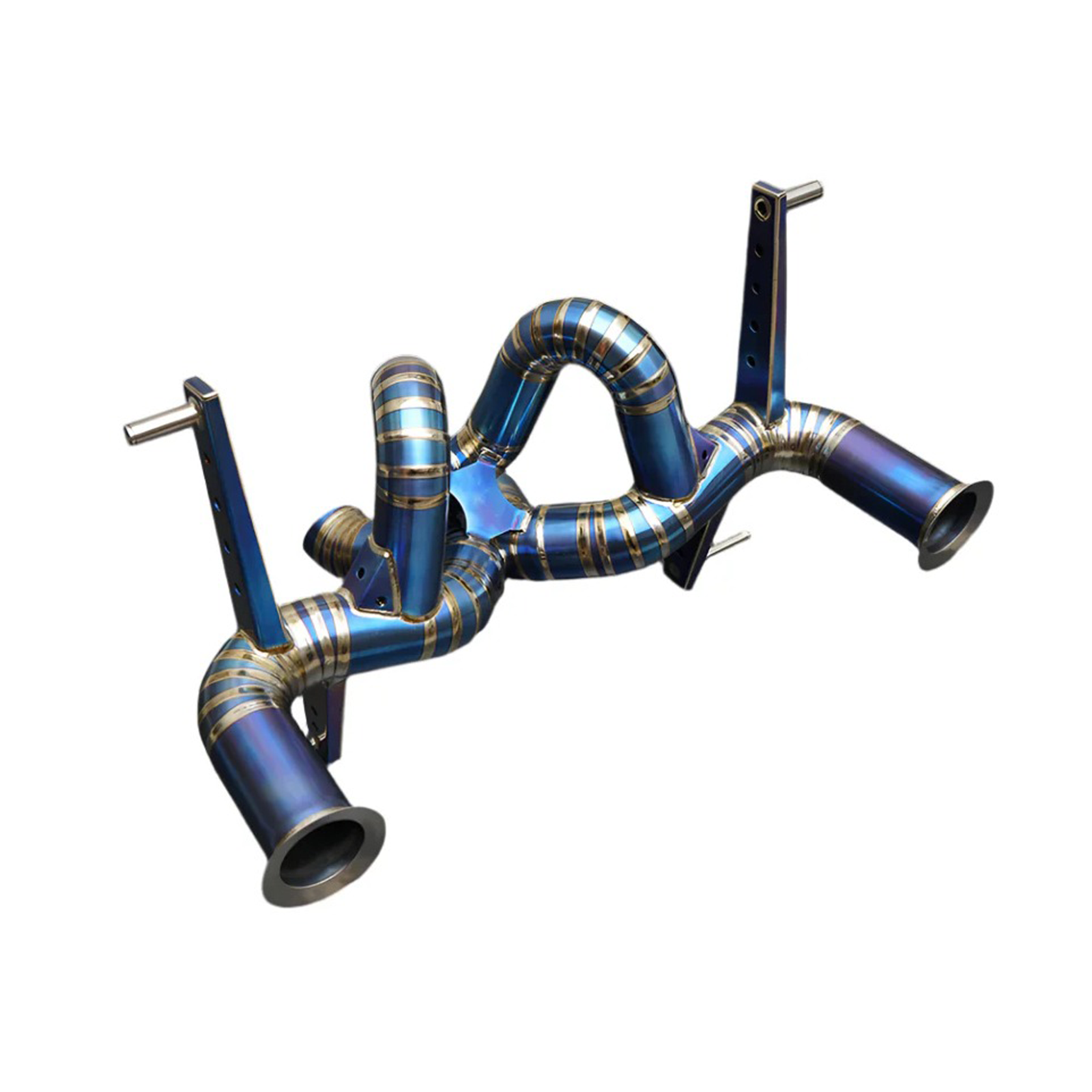 Titanium Straight Pipe Exhaust System for Lamborghini Aventador S LP740‑4 6.5L V12