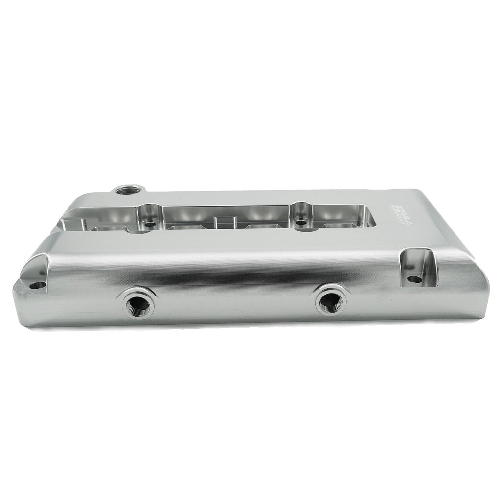 Billet B Series Vented Valve Cover Baffle B16 B18 AN10 For Honda Acura DOHC Vtec