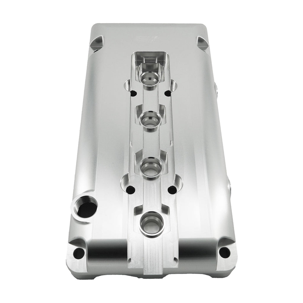 Billet B Series Vented Valve Cover Baffle B16 B18 AN10 For Honda Acura DOHC Vtec