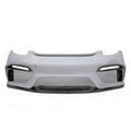 GT4 Style Half Carbon Fiber Front Bumper for Porsche Cayman 981 13-15