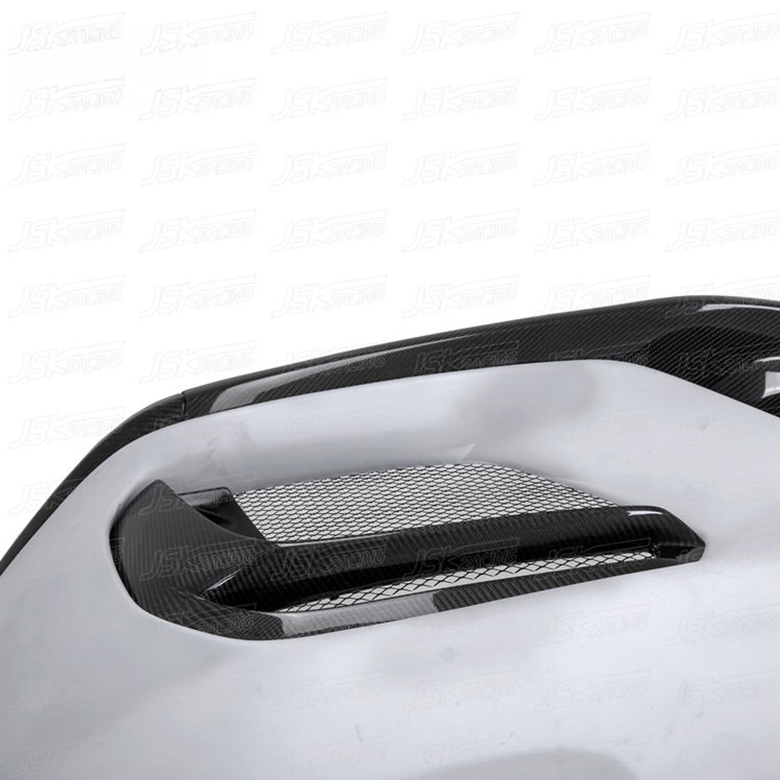 GT4 Style Half Carbon Fiber Front Bumper for Porsche Cayman 981 13-15