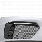 GT4 Style Half Carbon Fiber Front Bumper for Porsche Cayman 981 13-15