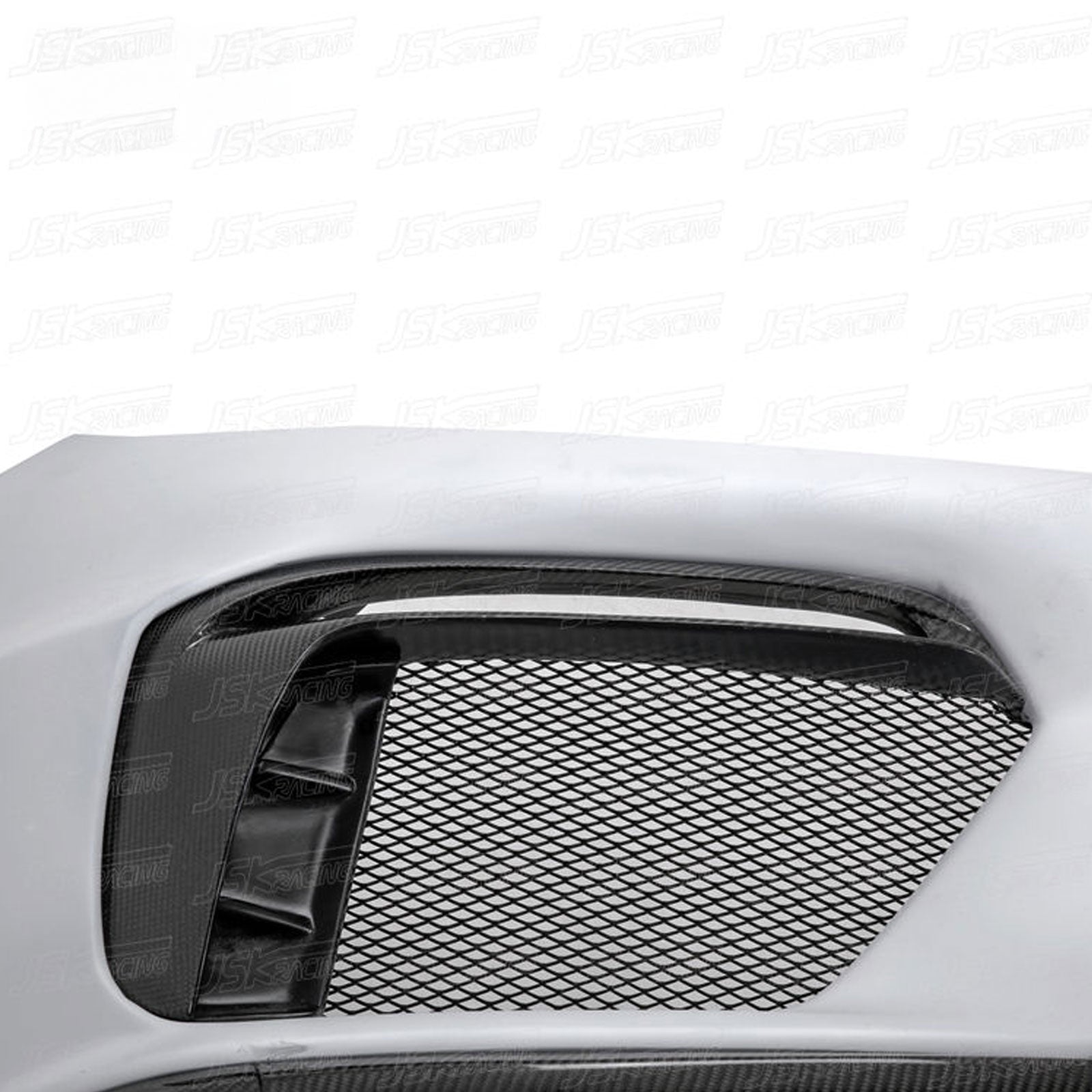 GT4 Style Half Carbon Fiber Front Bumper for Porsche Cayman 981 13-15
