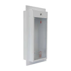 Fire Extinguisher Cabinet 5 lb White Durable Design