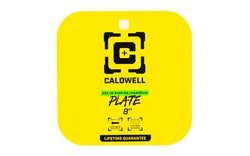 Caldwell AR500 Rimfire/Handgun Gong |  1/4" Steel Target |  8" Square |  Yellow