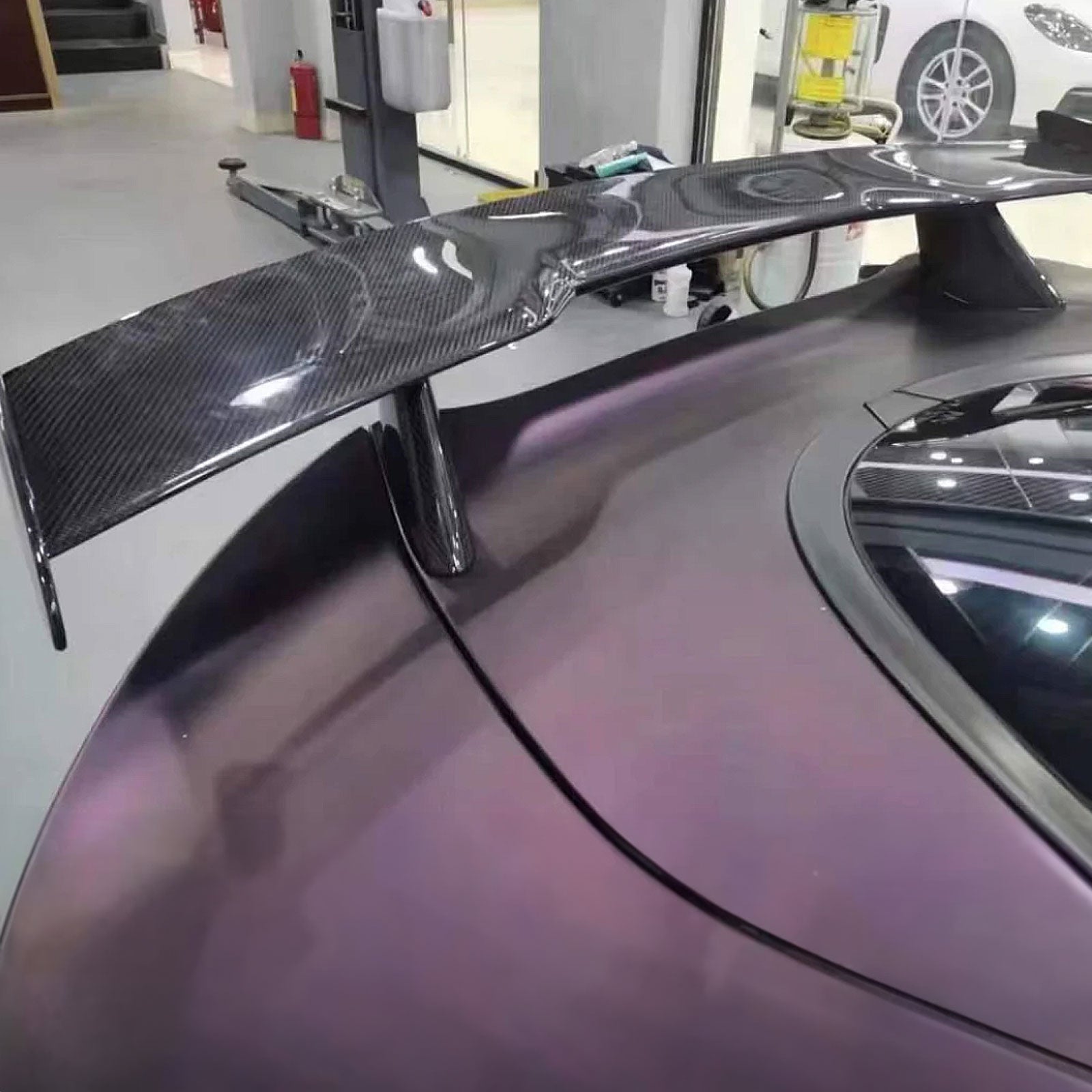 MSO Style Dry Carbon Fiber Rear Spoiler Wing for McLaren GT