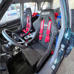 Bull Boost Adjustable Racing Lowered Ultra Max Bucket Seat w/ Seat Rails