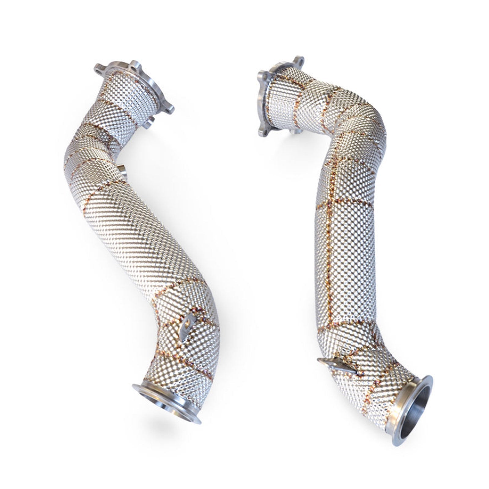 Catless Hi Flow Heat Shield Downpipes For McLaren 720s 4.0T