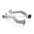 Catless Hi Flow Heat Shield Downpipes For McLaren 720s 4.0T
