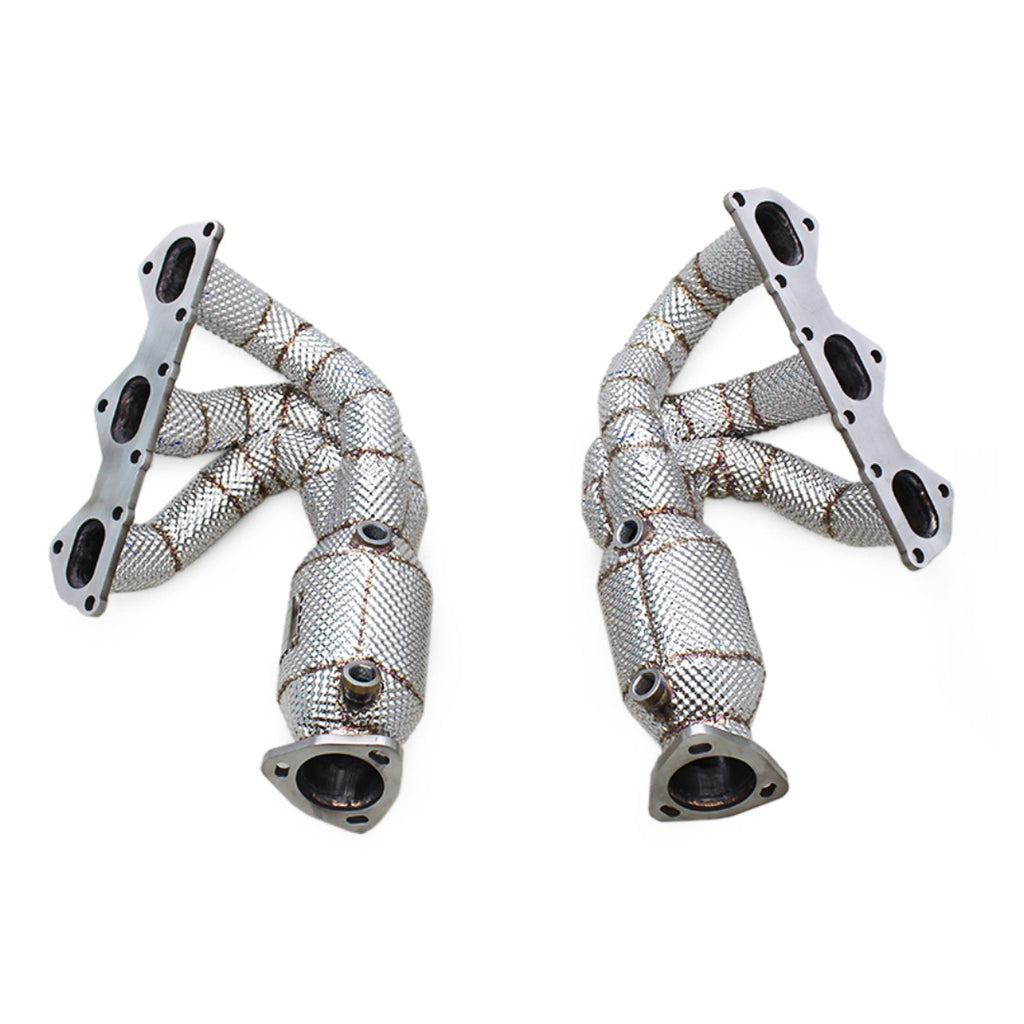 Catted Exhaust Manifold for Porsche Boxster Cayman 981 300 Cell