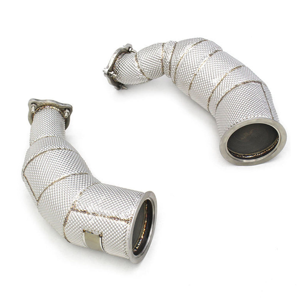 Catted High Flow 304 Stainless Exhaust Downpipe for Audi RS5 2.9T