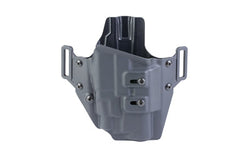 Crucial Concealment Universal Light Holster |  Outside Waistband |  Right Hand |  Kydex |  Matte Finish |  Black |  Universal Fit for Streamlight TLR-7 A/X/HL-X
