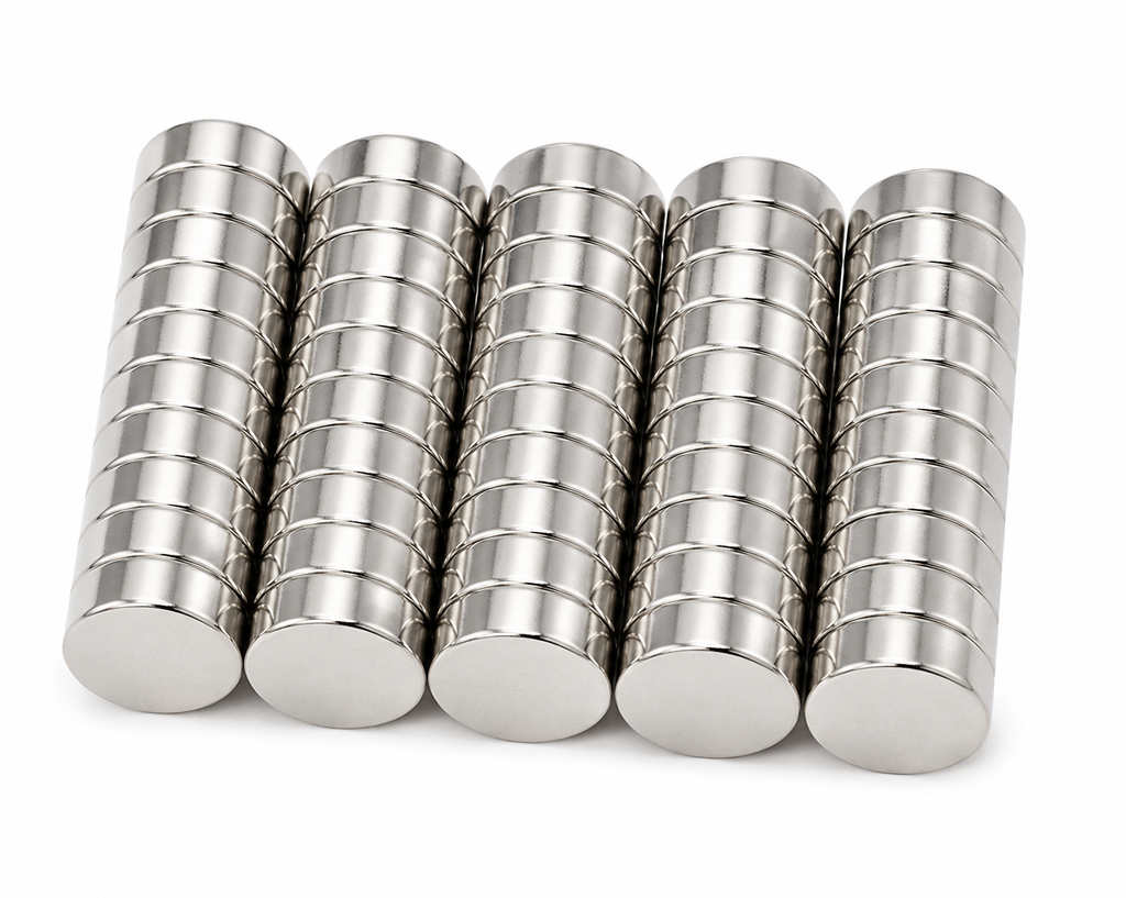 Neodymium Disc Magnets – 6mm x 2mm, 50-Pack