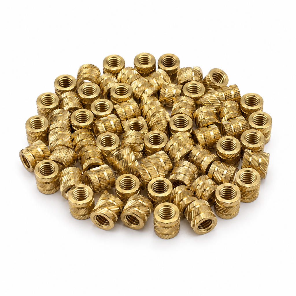 M5 Heat-Set Threaded Inserts for 3D Printing – Approx. 50-Pack