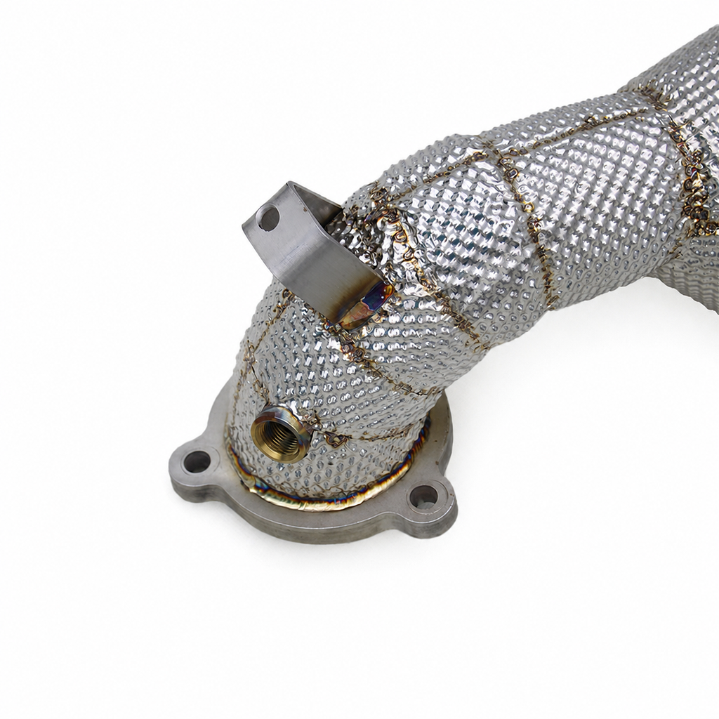 High Flow Catted Stainless Steel Downpipe for Mercedes‑Benz A35 A35S AMG W177 2.0T