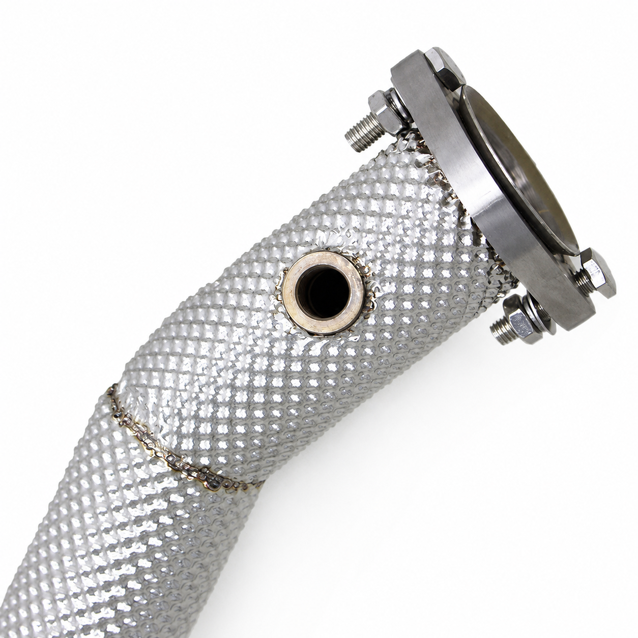 High‑Flow Catted Stainless Steel Downpipe for Mercedes Benz S63 AMG W222 5.5T