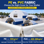 20'x40' Shipping Container Canopy Shelter