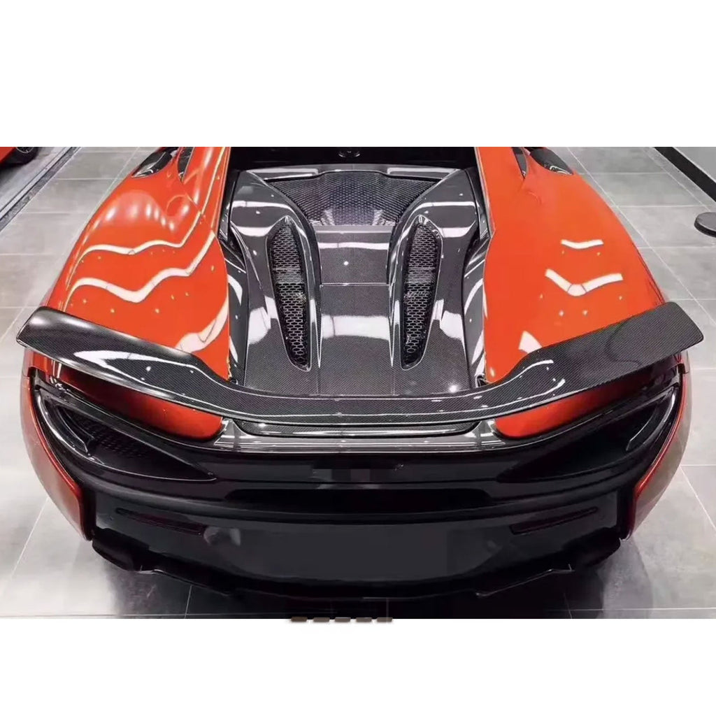 Dry Carbon Fiber Rear Engine Decklid Cover for McLaren 540 570S 570GT