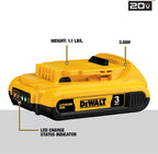 DEWALT DCB230C 20V MAX* Battery Pack with Charger, 3-Ah