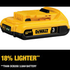 DEWALT DCB230C 20V MAX* Battery Pack with Charger, 3-Ah
