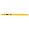DEWALT DW4822 12 in. 18 TPI Straight Back Bi-Metal Reciprocating Blade (5 Pk)