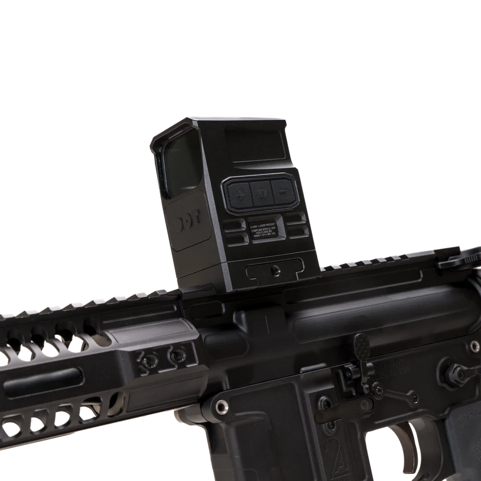 DOT EHS-1 L: Low-Pro Holographic Sight with 1 MOA Dot/65 MOA Circle - Waterproof & NV Ready