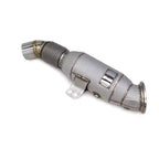 High Flow T304 Stainless Exhaust Downpipe for Toyota Supra A90 BMW G20 G29 M340i 3.0T